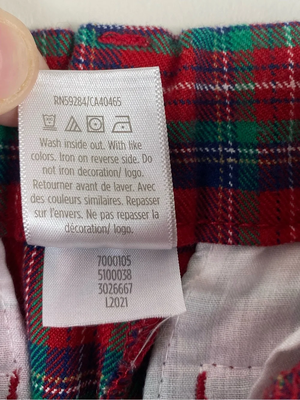 Gymboree Boys Family Celebrations Plaid Pants size 6